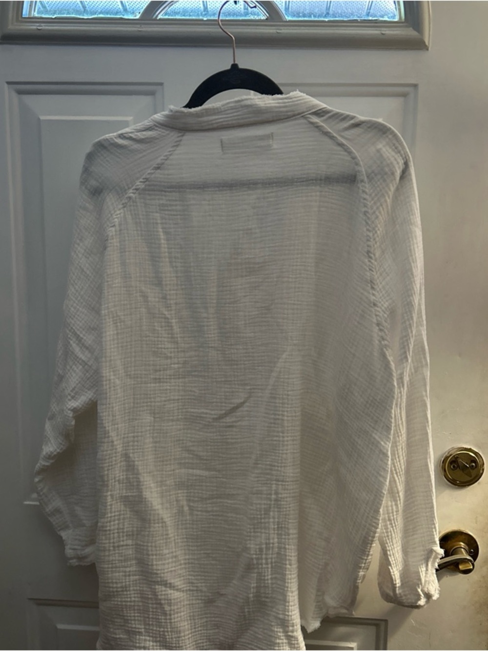 We the Free People Women's Summer Daydream Buttondown Gauze Shirt Small Boho - Picture 6 of 6